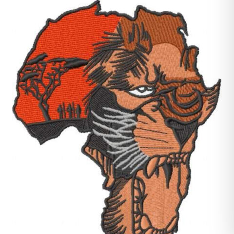 Lion African map patches 2