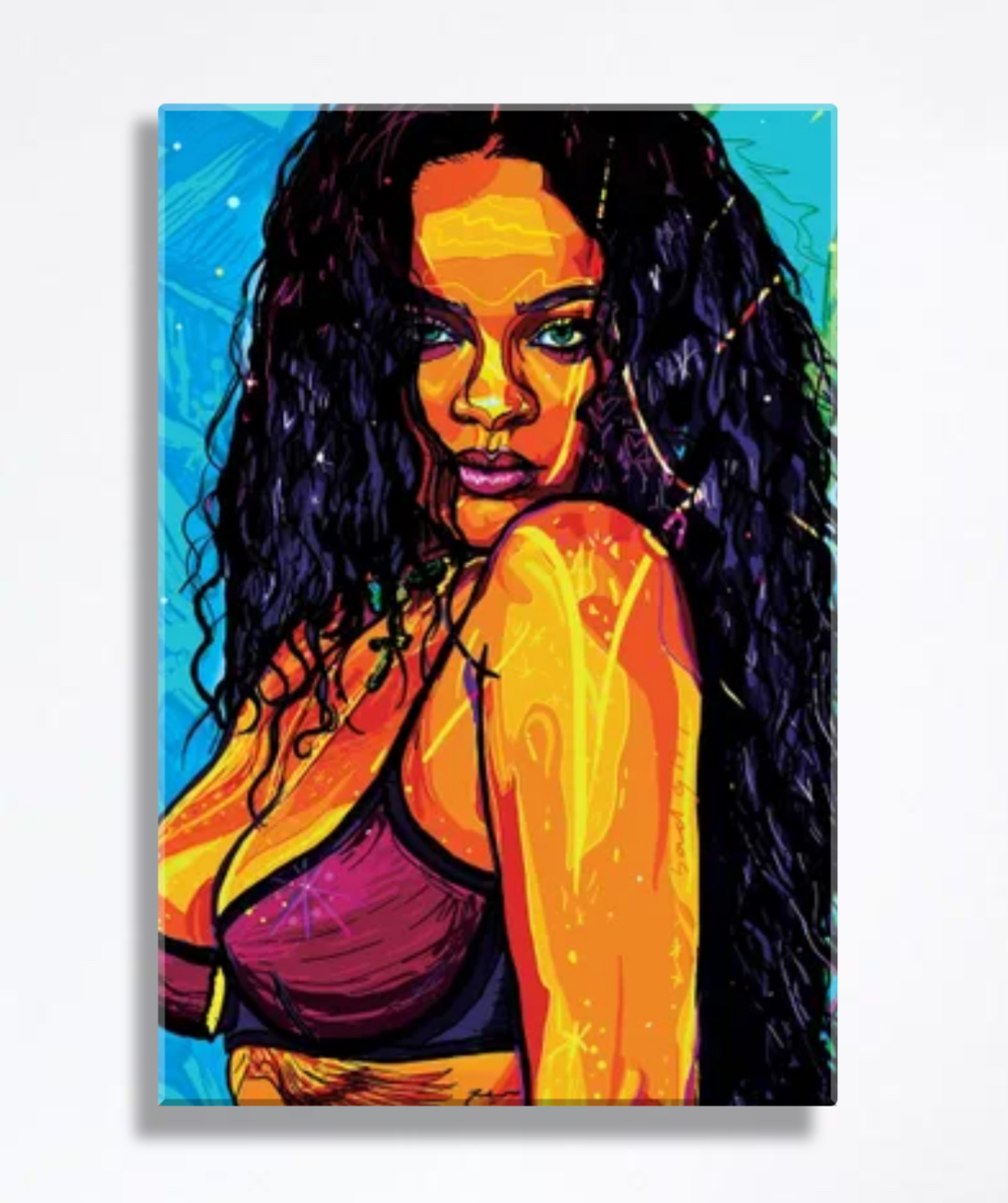 Artwork Rihanna heat transfers